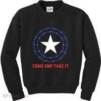 Texas Border Crisis Come And Take It Kids Sweatshirt thumb 0