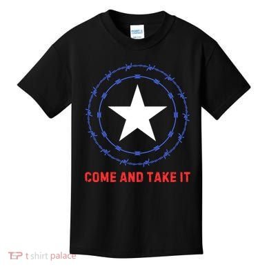 Texas Border Crisis Come And Take It Kids T-Shirt