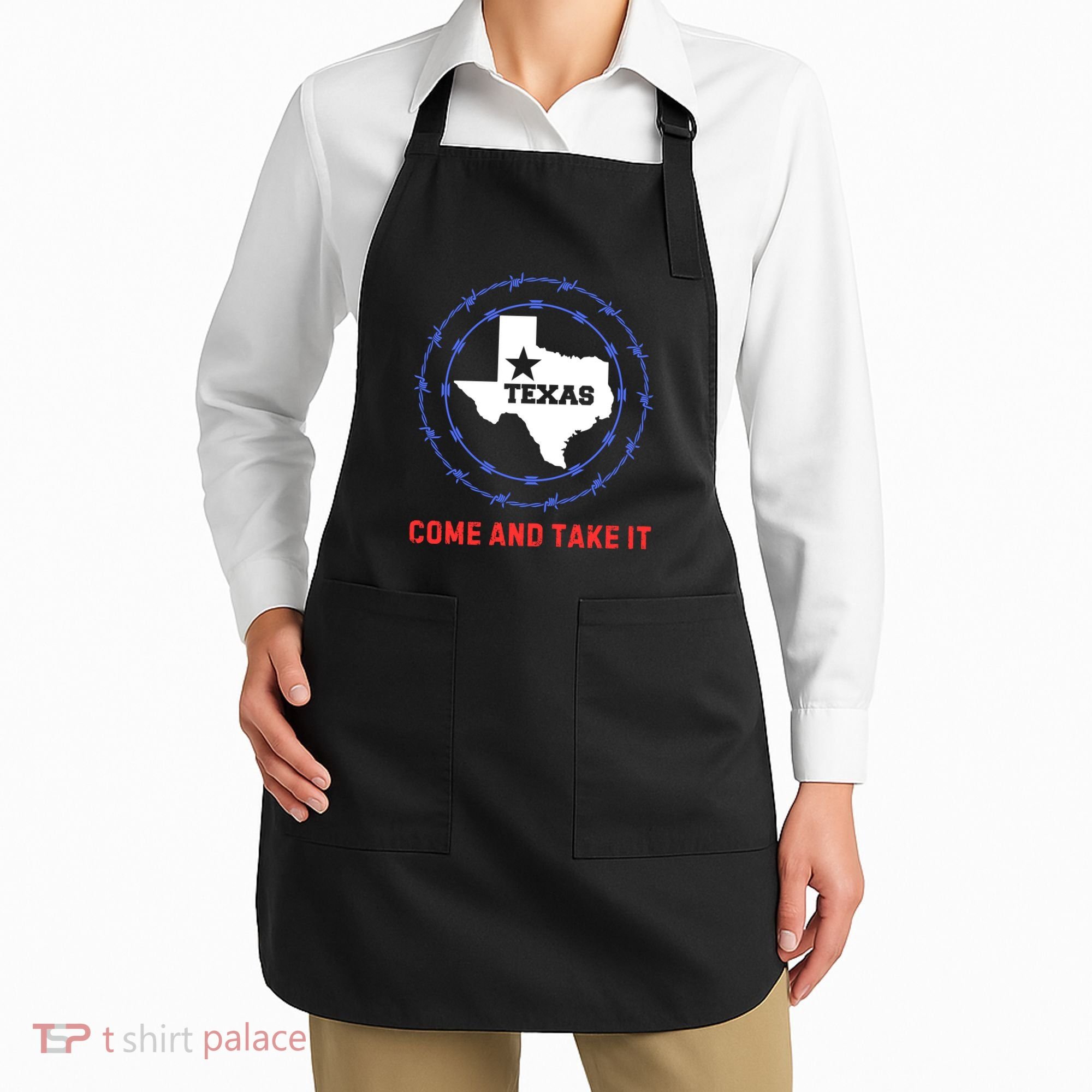 Texas Border Crisis Come And Take It Apron