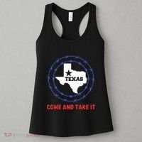 Texas Border Crisis Come And Take It Women's Tank Top thumb 3