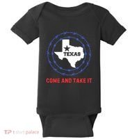 Texas Border Crisis Come And Take It Baby Bodysuit thumb 0