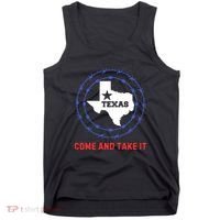 Texas Border Crisis Come And Take It Tank Top thumb 0