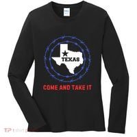Texas Border Crisis Come And Take It Women's Long Sleeve Shirt thumb 0