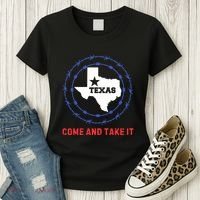 Texas Border Crisis Come And Take It Women's T-Shirt thumb 3
