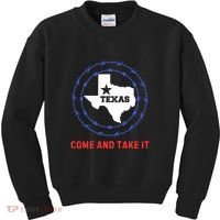 Texas Border Crisis Come And Take It Kids Sweatshirt thumb 0