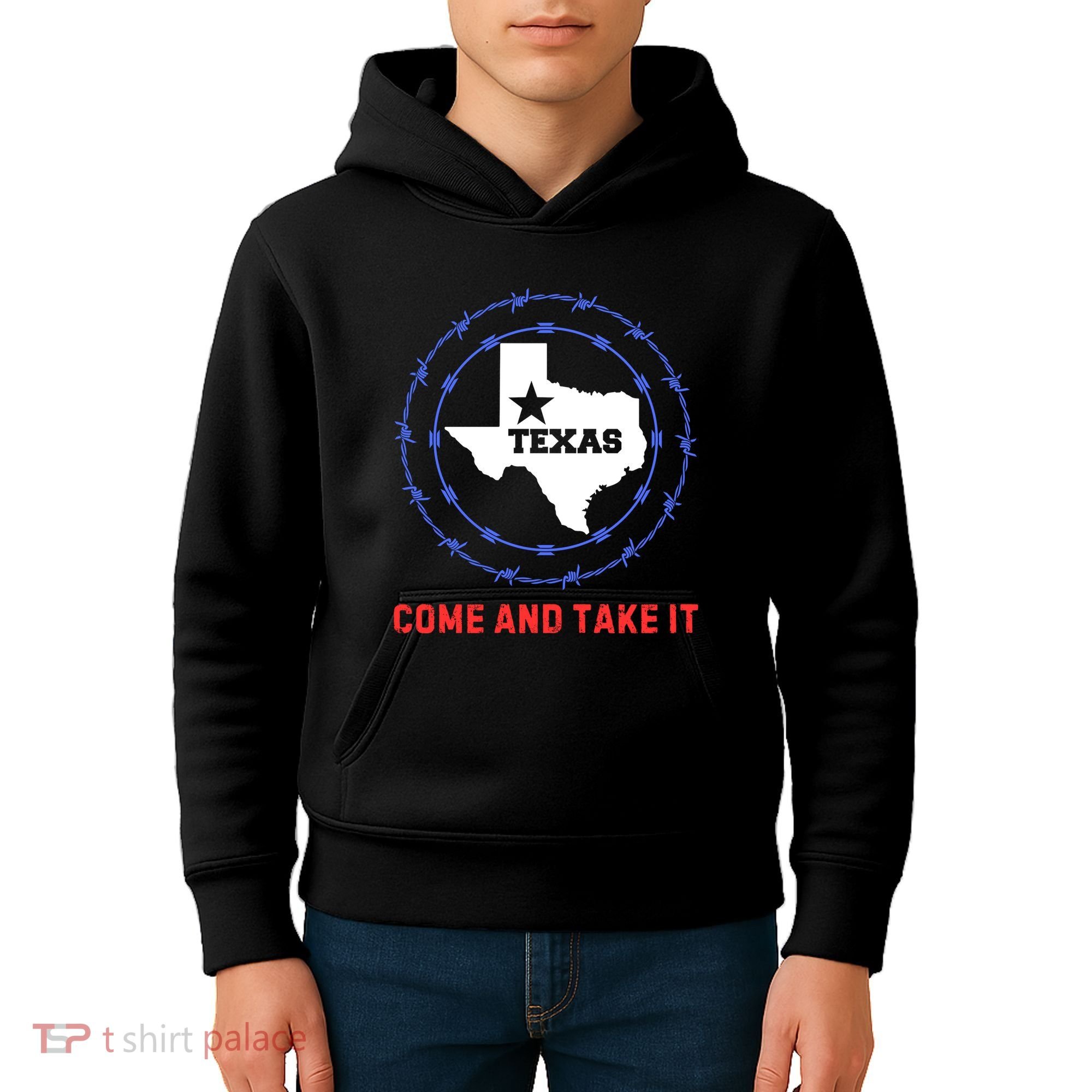 Texas Border Crisis Come And Take It Kids Hoodie