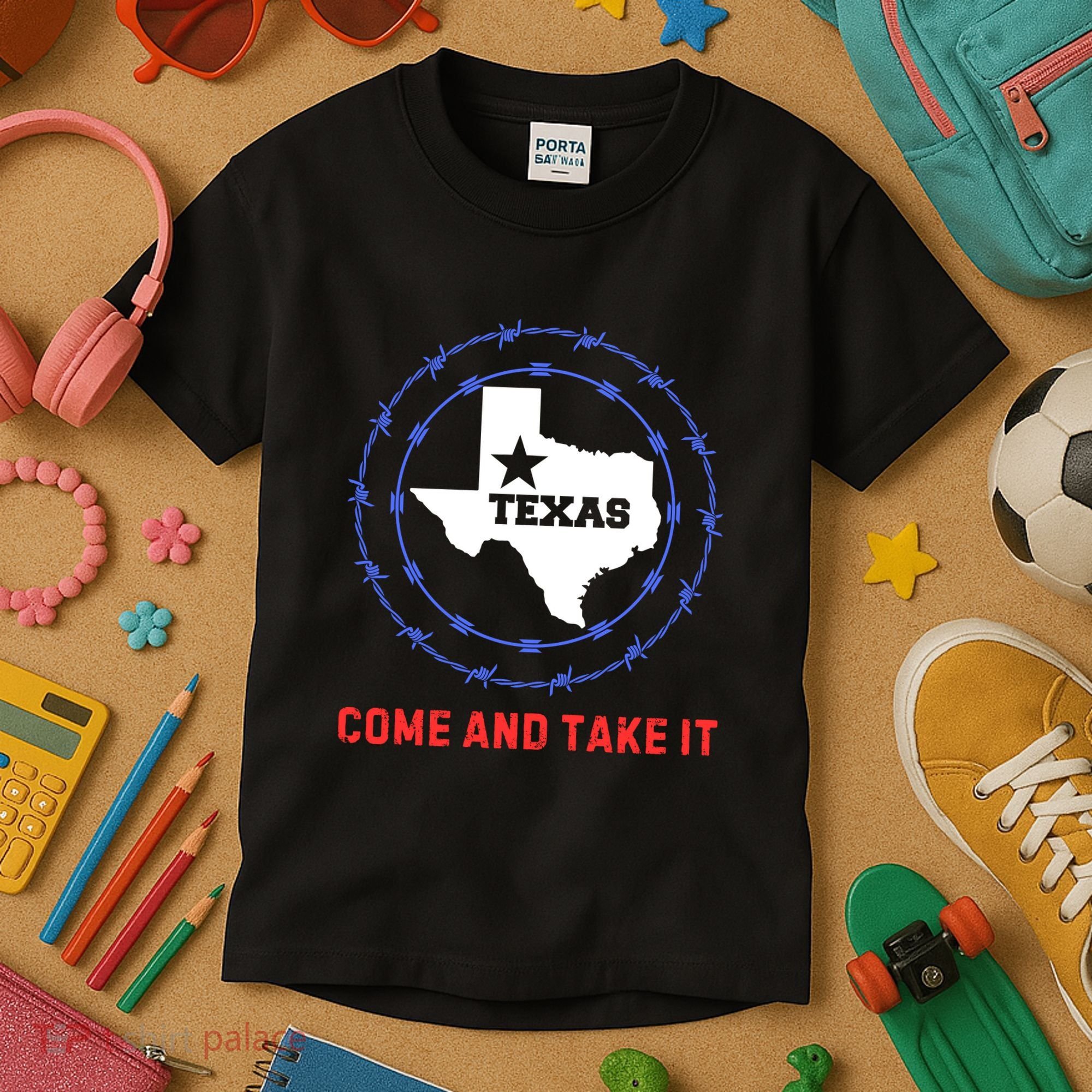 Texas Border Crisis Come And Take It Kids T-Shirt