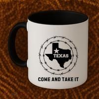 Texas Border Crisis Come And Take It Coffee Mug thumb 2