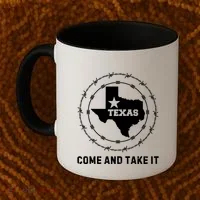 Texas Border Crisis Come And Take It Coffee Mug thumb 2