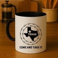 Texas Border Crisis Come And Take It Coffee Mug thumb 4