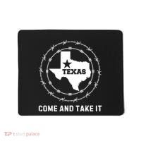 Texas Border Crisis Come And Take It Mousepad thumb 0