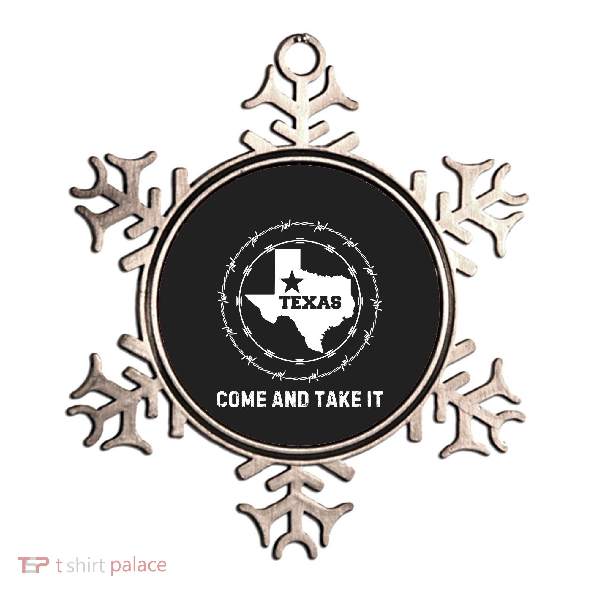 Texas Border Crisis Come And Take It Ornament