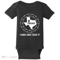 Texas Border Crisis Come And Take It Baby Bodysuit thumb 0