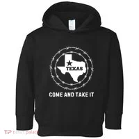 Texas Border Crisis Come And Take It Toddler Hoodie thumb 0
