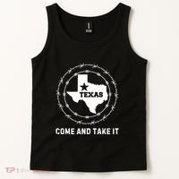 Texas Border Crisis Come And Take It Tank Top thumb 2