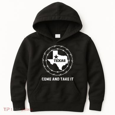 Texas Border Crisis Come And Take It Kids Hoodie