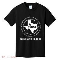 Texas Border Crisis Come And Take It Kids T-Shirt thumb 0