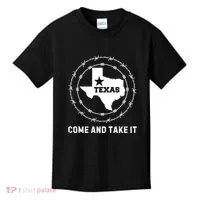 Texas Border Crisis Come And Take It Kids T-Shirt thumb 0