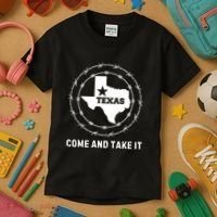 Texas Border Crisis Come And Take It Kids T-Shirt thumb 3