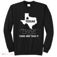 Texas Border Crisis Come And Take It Sweatshirt thumb 0