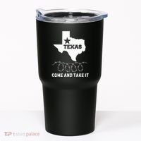Texas Border Crisis Come And Take It Tumbler thumb 0
