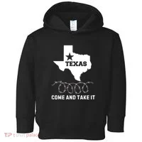 Texas Border Crisis Come And Take It Toddler Hoodie thumb 0