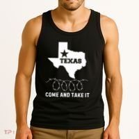 Texas Border Crisis Come And Take It Tank Top thumb 3