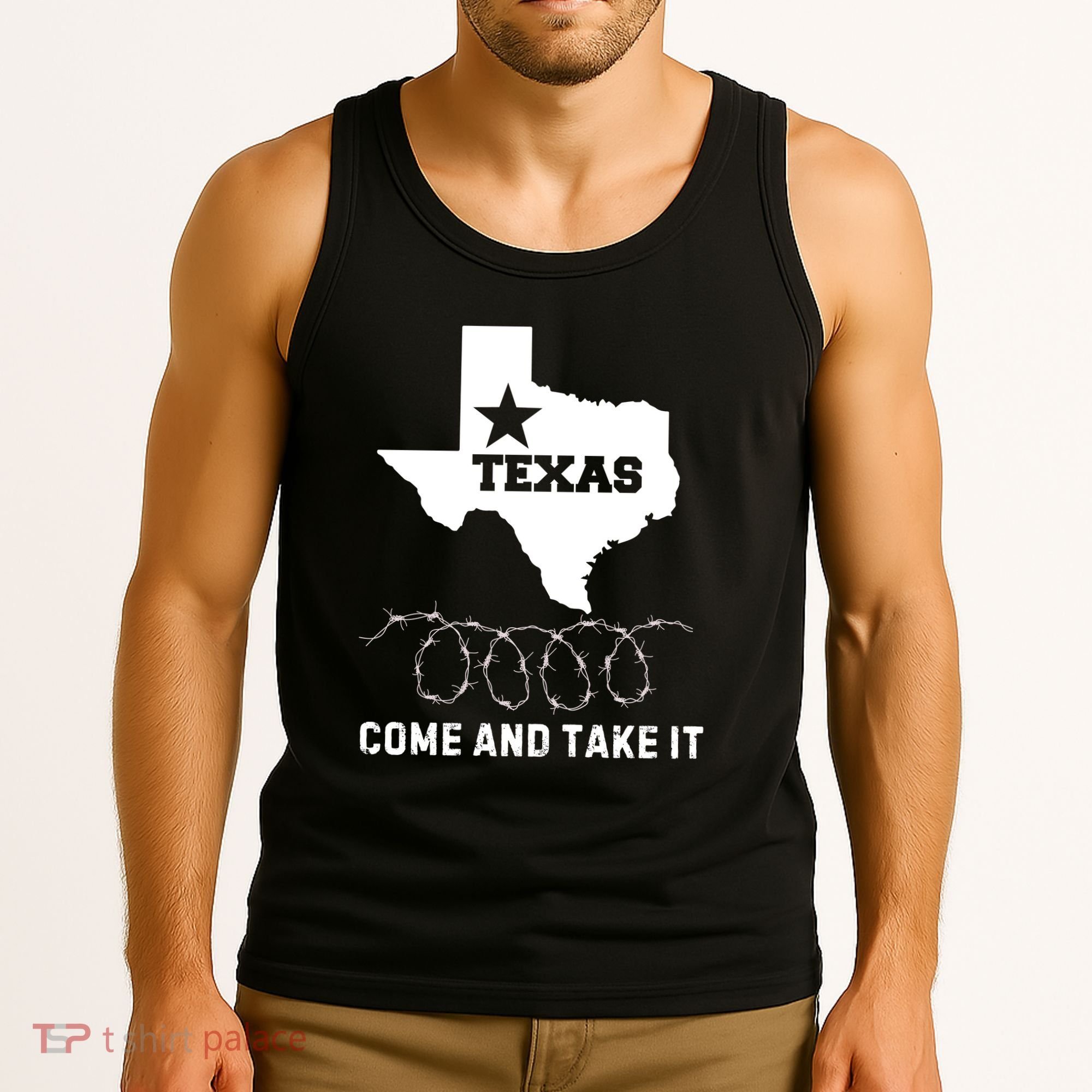 Texas Border Crisis Come And Take It Tank Top