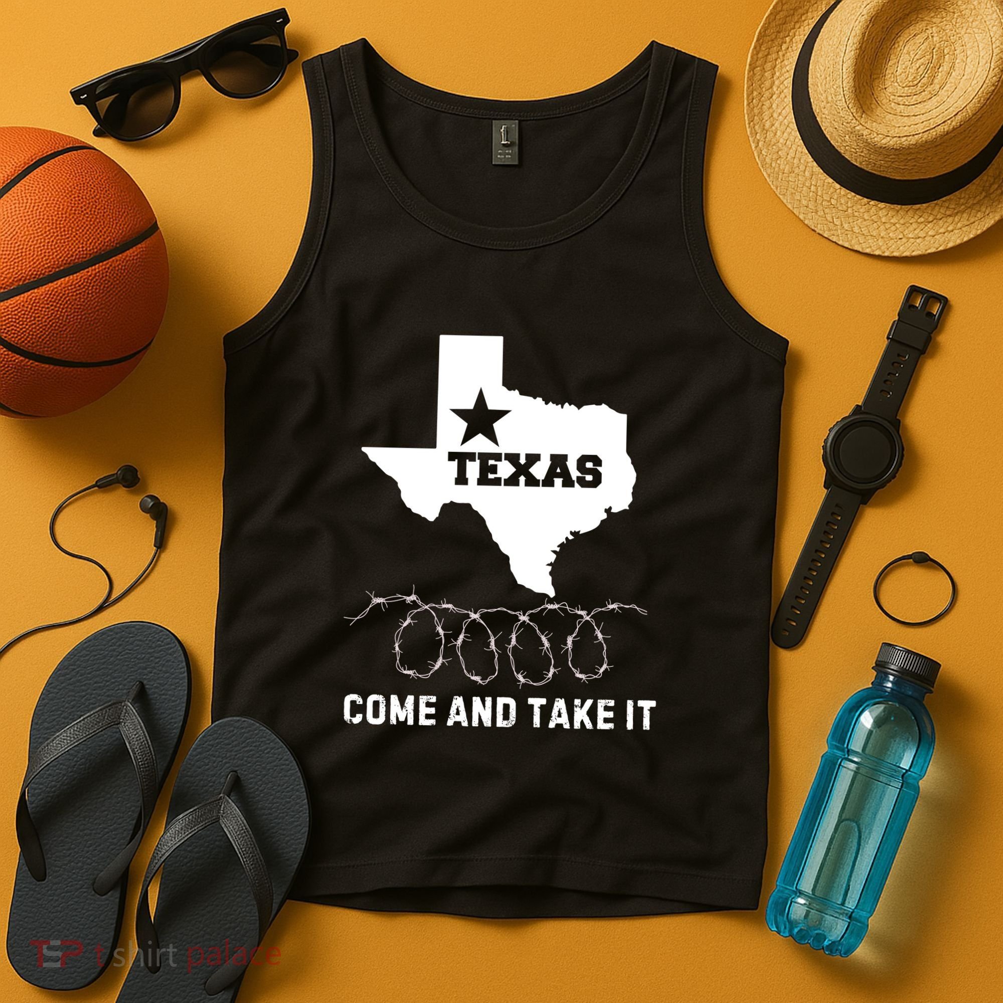 Texas Border Crisis Come And Take It Tank Top