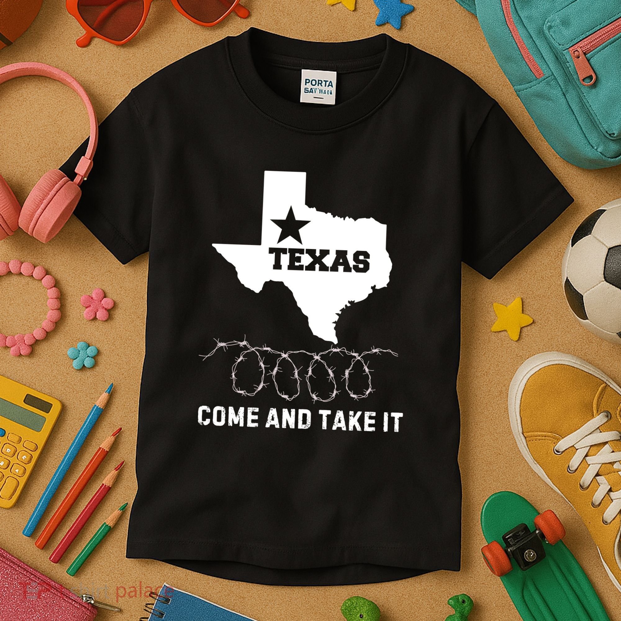 Texas Border Crisis Come And Take It Kids T-Shirt