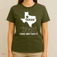 Texas Border Crisis Come And Take It T-Shirt thumb 4