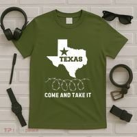 Texas Border Crisis Come And Take It T-Shirt thumb 5