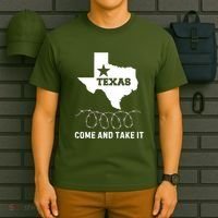 Texas Border Crisis Come And Take It T-Shirt thumb 6