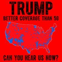 Trump Better Coverage Than 5g Can You Hear Us Know Funny Election Map Santa Hat thumb 1