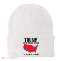 Trump Better Coverage Than 5g Can You Hear Us Know Funny Election Map Beanie thumb 0