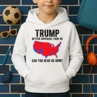 Trump Better Coverage Than 5g Can You Hear Us Know Funny Election Map Kids Hoodie thumb 2