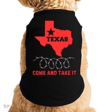 Texas Border Crisis Come And Take It Doggie Tank
