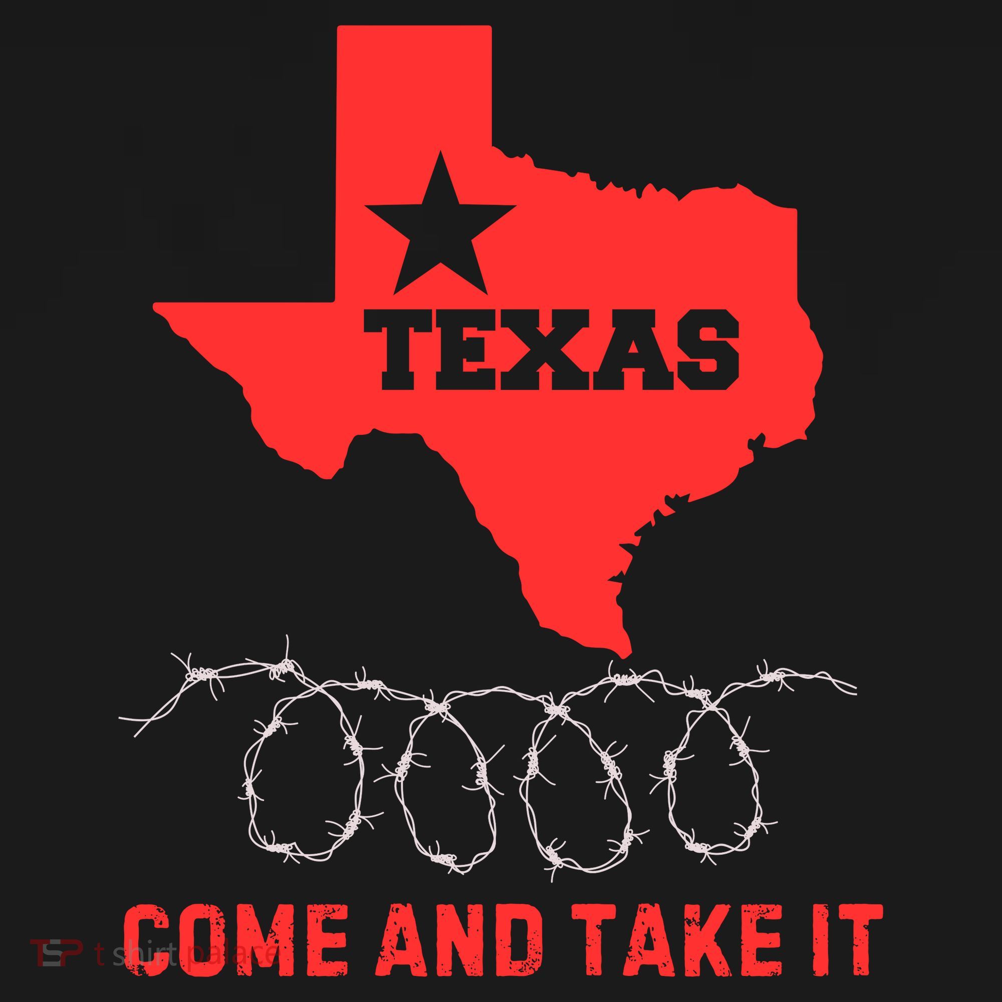 Texas Border Crisis Come And Take It Button