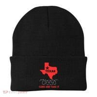 Texas Border Crisis Come And Take It Beanie thumb 0