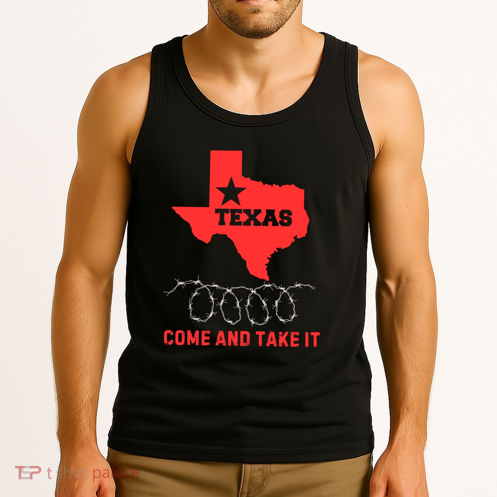 Texas Border Crisis Come And Take It Tank Top