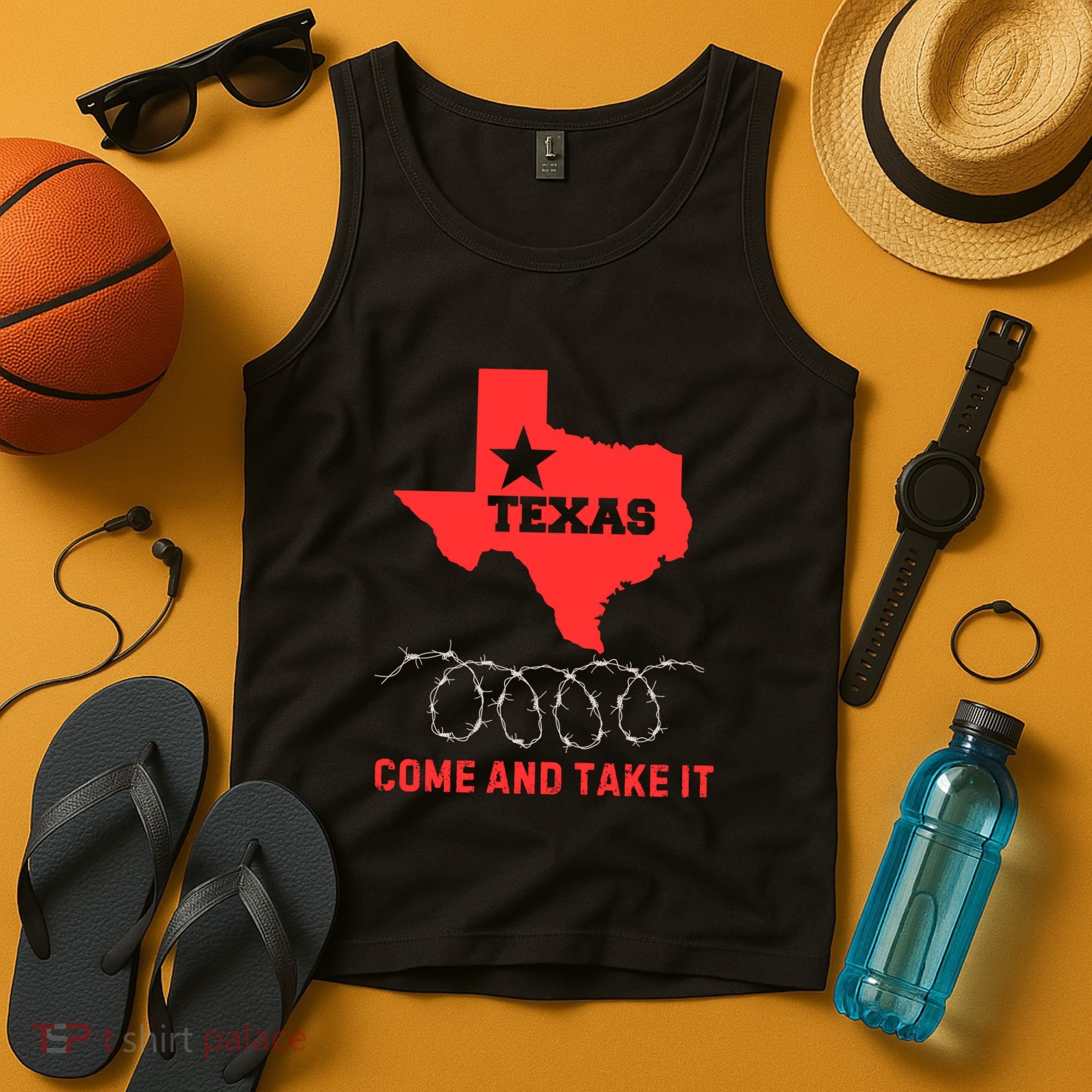 Texas Border Crisis Come And Take It Tank Top