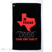 Texas Border Crisis Come And Take It Golf Towel thumb 0