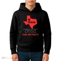 Texas Border Crisis Come And Take It Kids Hoodie thumb 4