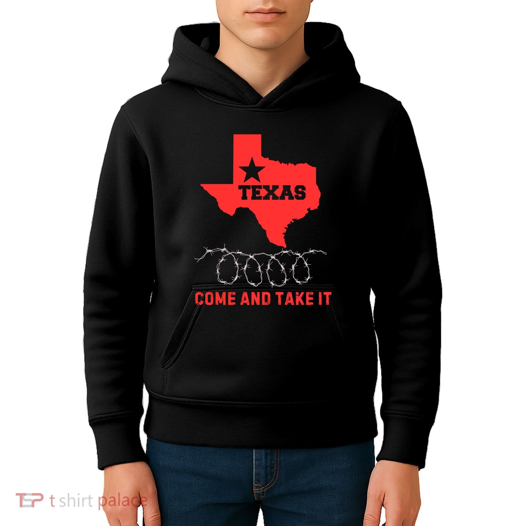 Texas Border Crisis Come And Take It Kids Hoodie