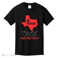 Texas Border Crisis Come And Take It Kids T-Shirt thumb 0