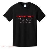 Texas Border Crisis Come And Take It Kids T-Shirt thumb 0
