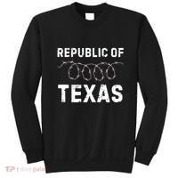 Texas Border Crisis Come And Take It Republic Of Texas Sweatshirt thumb 0