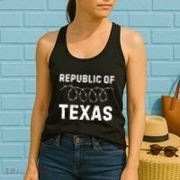 Texas Border Crisis Come And Take It Republic Of Texas Women's Tank Top thumb 2