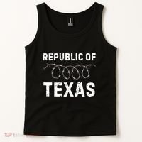 Texas Border Crisis Come And Take It Republic Of Texas Tank Top thumb 2