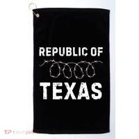 Texas Border Crisis Come And Take It Republic Of Texas Golf Towel thumb 0